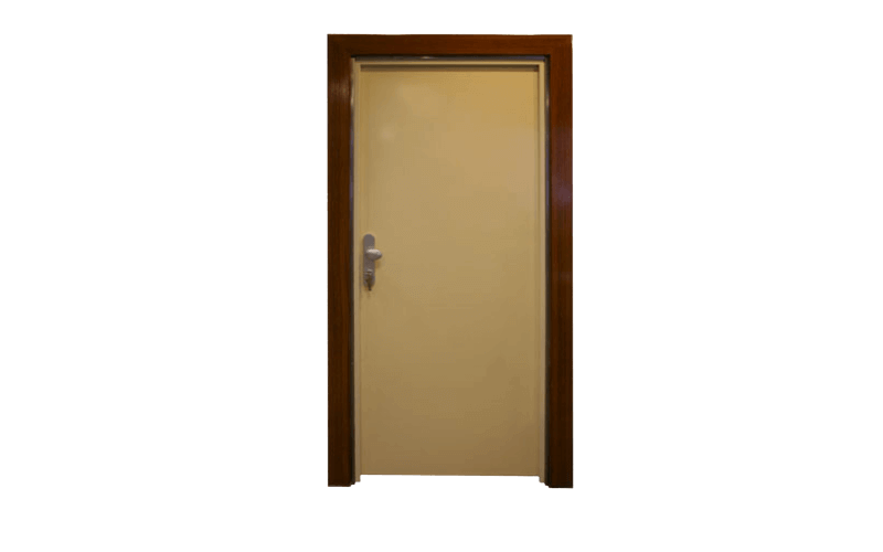 Beispiel für Sicherheitstüren aus Holz